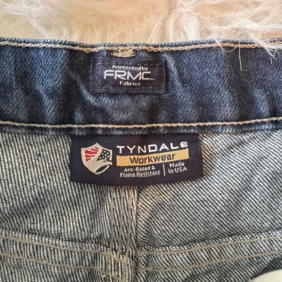 Tyndale FR Flame Resist Jeans Mens 36x30.5 Relaxed Fit Carpenter F290T ARC 15 - Picture 4 of 10
